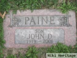 John D Paine