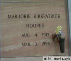 Marjorie Kirkpatrick Hoopes