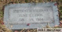 Lorraine H Williams