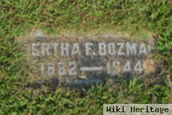 Bertha F. Bozman