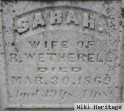 Sarah M. Wray Wetherell