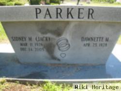 Sidney M "jack" Parker