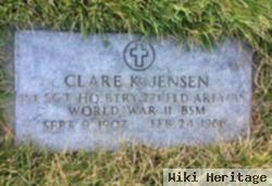 Sgt Clare K Jensen