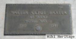 Walter Clyde Baxter