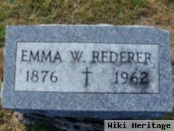 Emma W. Mailand Rederer