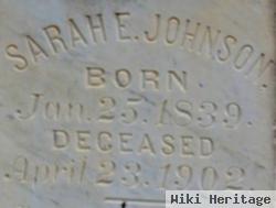 Sarah E Loftis Johnson