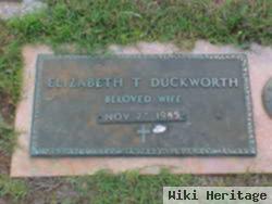 Elizabeth T. Duckworth