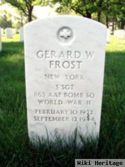 Ssgt Gerard W Frost