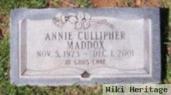 Annie Cullipher Maddox