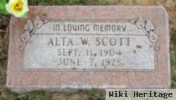 Alta W Scott