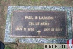 Paul B Larson