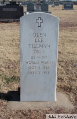 Olen Lee Tillman