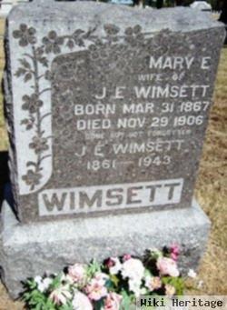 Mary E. Wimsett