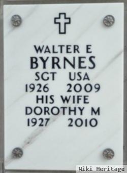 Walter E Byrnes