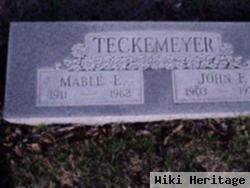 Mabel Elizabeth Teckemeyer