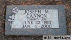 Joseph Mack "cowboy Joe" Cannon