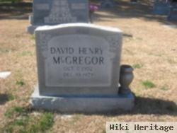 David Henry Mcgregor