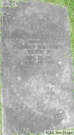 Elizabeth Rogers "betty" Bowers