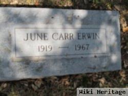 June Carr Erwin