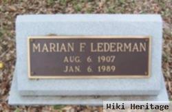 Marian Fruhman Lederman