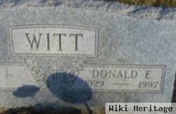 Donald Earl Witt