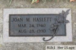 Joan M Haslett