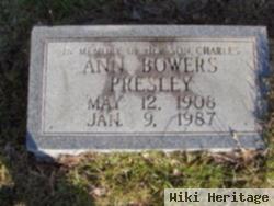 Ann Lee Bowers Presley