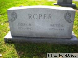 Joseph M Roper