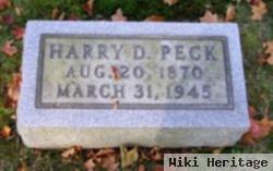 Harry D Peck