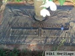 Warren W Williams, Sr