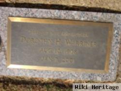 Dorothy H Hughs Warriner