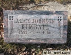 Alice Sarah Johnson Kimball