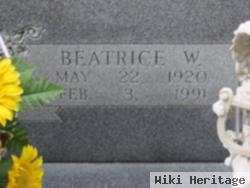 Beatrice W Purvis