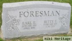 Sgt Earl Edward Foresman