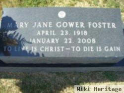 Mary Jane Gower Foster