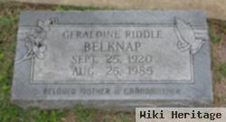 Geraldine Riddle Belknap