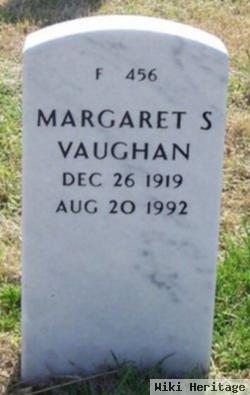 Margaret S Vaughan