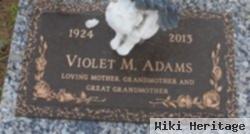 Violet M Adams