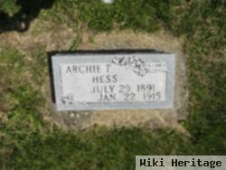 Arch T. Hess