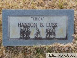 Hanson B. "chick" Lusk