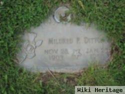 Mildred P Ditton