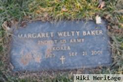 Lieut Margaret Welty Baker