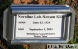 Novaline Lois Henson Kline