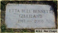 Etta Bell Bennett Gilliland