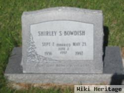 Shirley S Bowdish