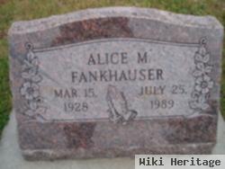 Alice M Rosenthal Fankhauser