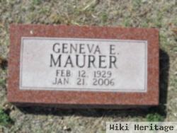 Geneva Elaine Maurer