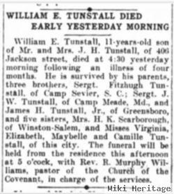 William E Tunstall