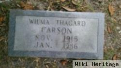 Wilma Thagard Carson