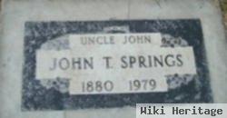 John T Springs